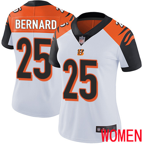 Cincinnati Bengals Limited White Women Giovani Bernard Road Jersey NFL Footballl #25 Vapor Untouchable